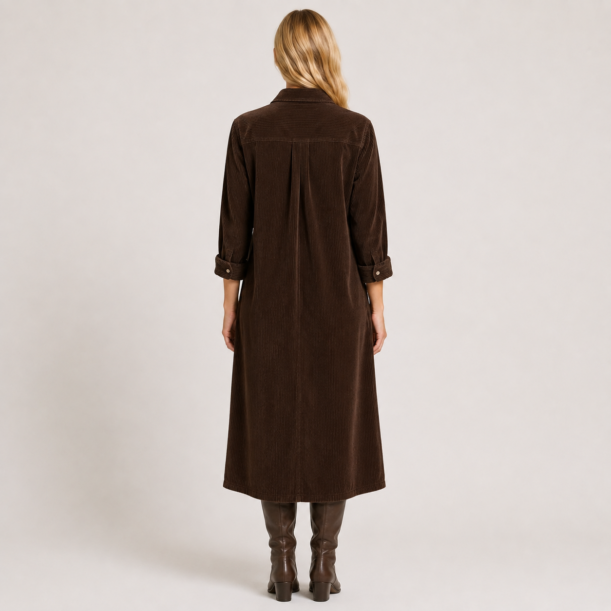 Women's Flared-Hem Dress, Flowy Lightweight Elegant Work, Evening & Everyday Dress