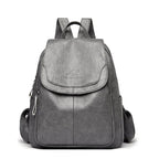 Backpack with laptop compartment and adjustable padded straps - Grey