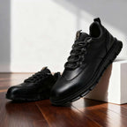 Men's Brogue Trainers with Perforated Detail