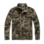 Men's classic long sleeve jacket with pockets - Brun