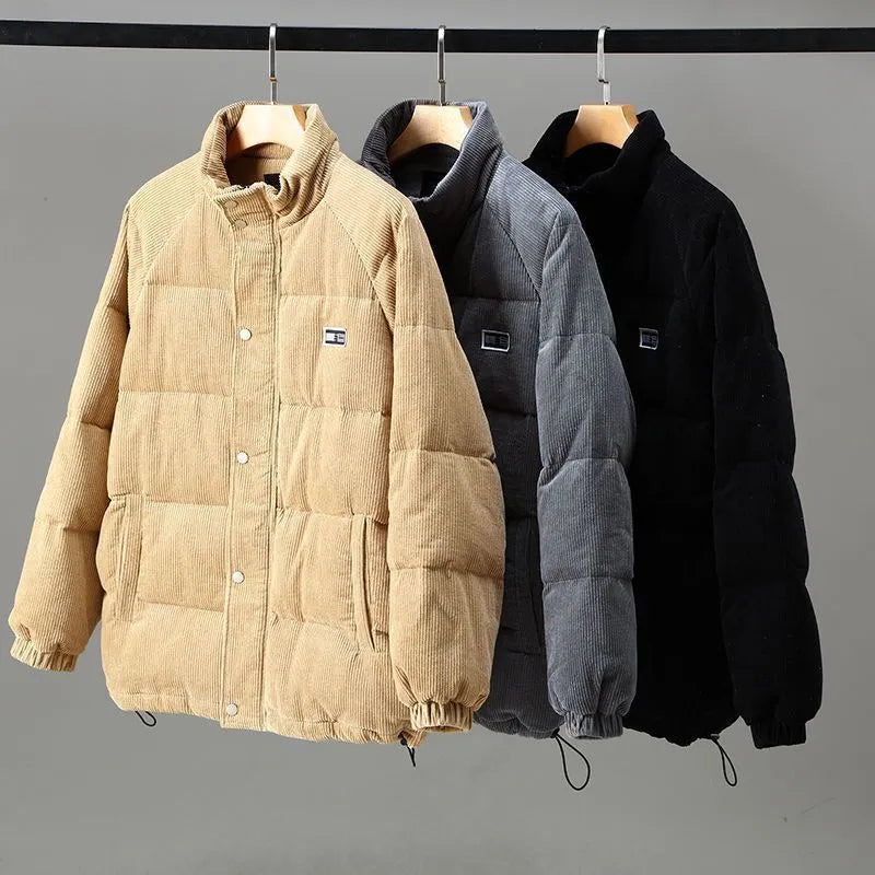 Men's Corduroy Jacket Thermal Insulated Comfort Fit