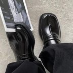 Men's Dress Shoes Split-Toe Patent Leather