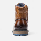 Men's Faux Leather Boots Lightweight Retro-Inspired