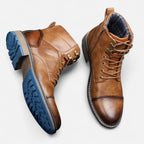 Men's Faux Leather Boots Lightweight Retro-Inspired