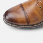 Men's Faux Leather Boots Lightweight Retro-Inspired