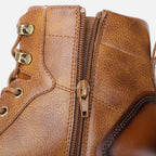Men's Faux Leather Boots Lightweight Retro-Inspired