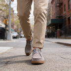 Men's Leather Moc-Toe Work Boots