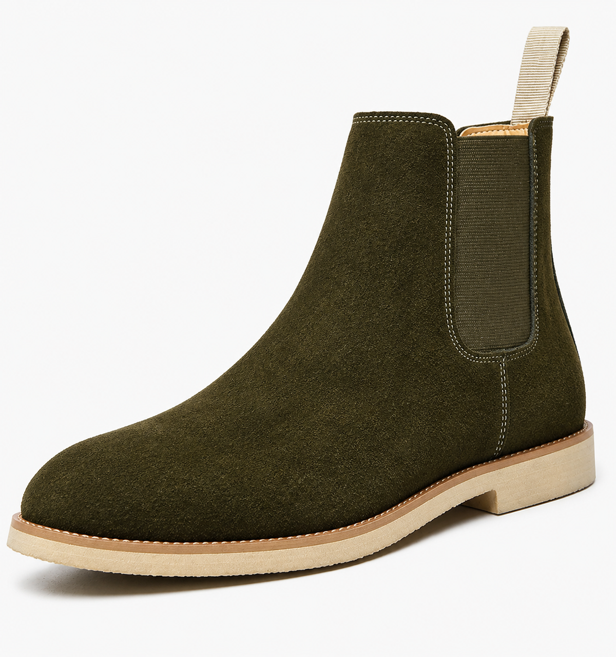 Men's Suede Chelsea Boots - Brown
