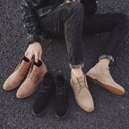 Men's Suede Chukka Boots with Pointed Toe