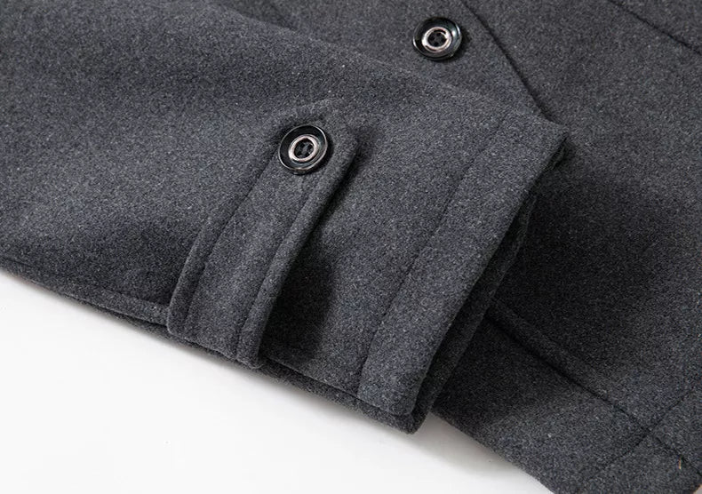 Men's Winter Coat Two-Piece Set with Lined Inner Gilet