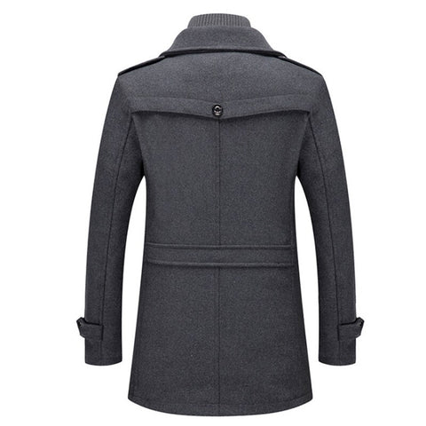 Men's Winter Coat Two-Piece Set with Lined Inner Gilet