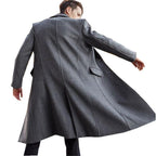 Men's Wool Overcoat with Lapel Collar