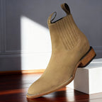 Ranch Boots Western Style with Elastic Side Panels