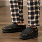 Fleece Lined Moccasin Slip-On Slippers