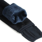 Women's fleece-lined high waist leggings - Navy