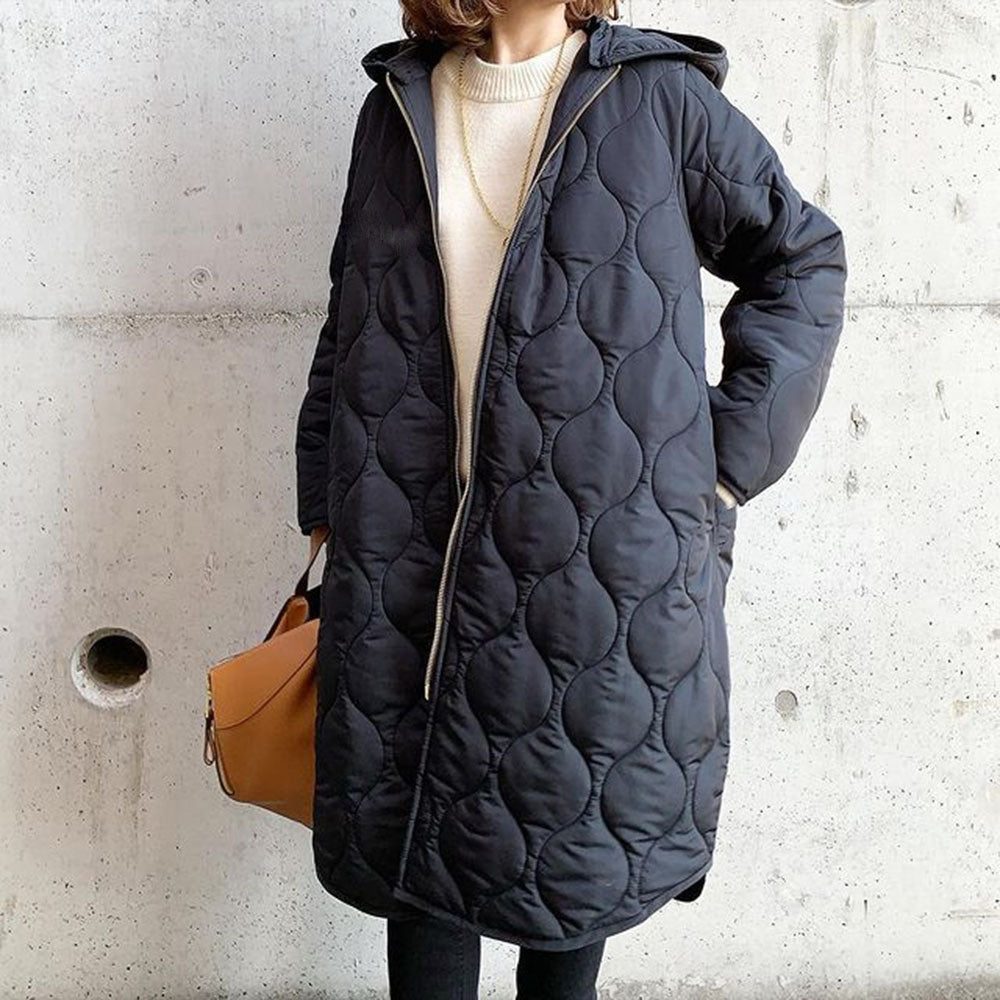 Women's Quilted Hooded Puffer Coat