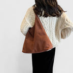 Women's minimalist shoulder bag with structured design