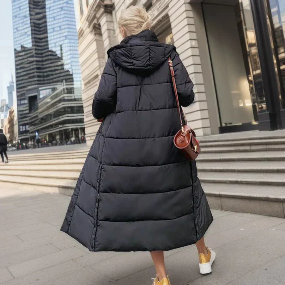 Women's Winter Coat Wool-Polyester Blend Tailored Regular Fit