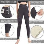 Women's winter trousers with fleece lining and stretch fabric